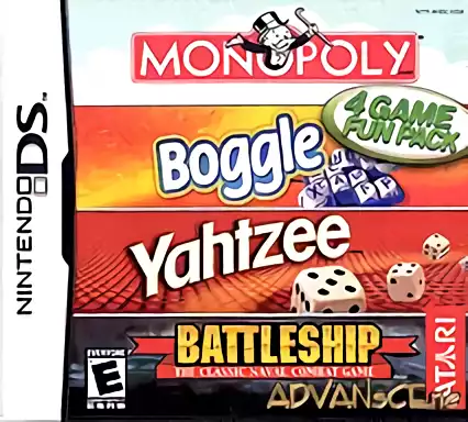 Image n° 1 - box : 4 Game Fun Pack - Monopoly + Boggle + Yahtzee + Battleship